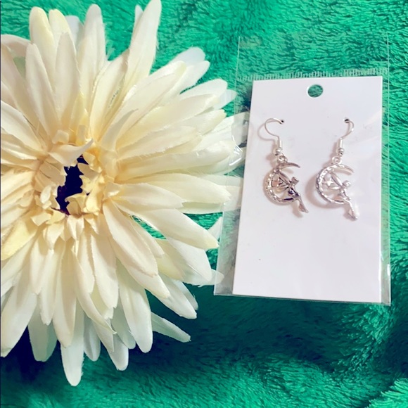 Silver Moon, Star & Fairy Earrings!! - Picture 3 of 3